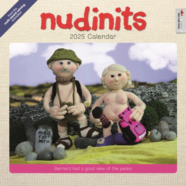 Nudinits Square Wall Calendar 2025