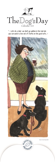 Tottering By Gently, Dog's Day Slim Calendar 2025