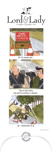 Tottering By Gently, Lord & Lady Couples Planner Slim Calendar 2025