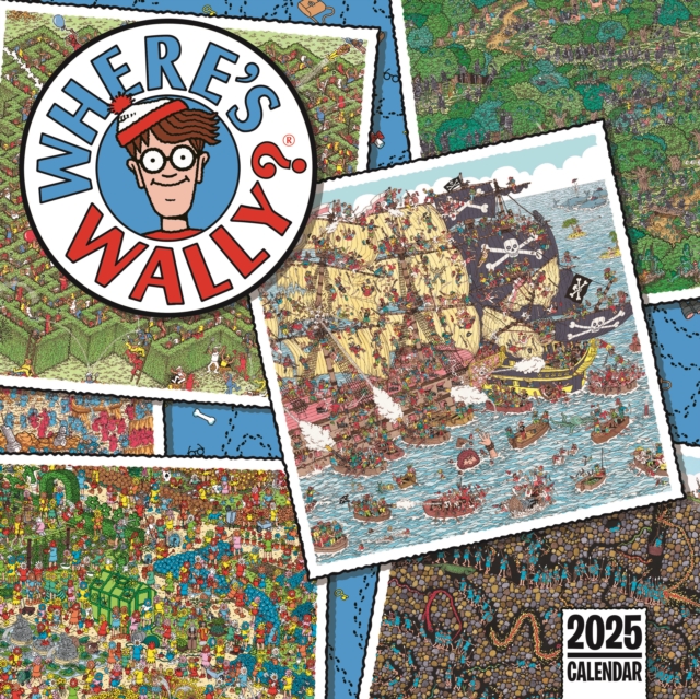 Where's Square Wally Square Wall Calendar 2025