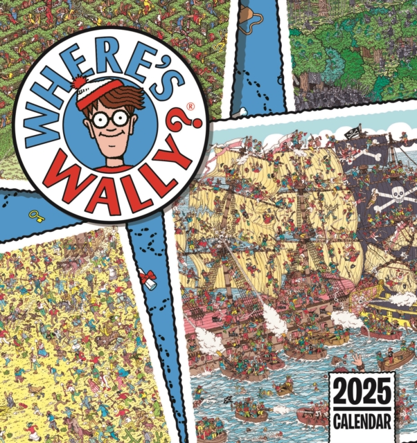 Where's Wally Easel Desk Calendar 2025