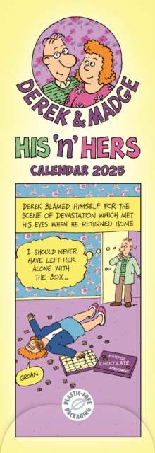 Derek & Madge His n Hers Planner Slim Calendar 2025