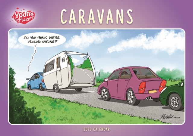 Caravans, Young At Heart A4 Calendar 2025