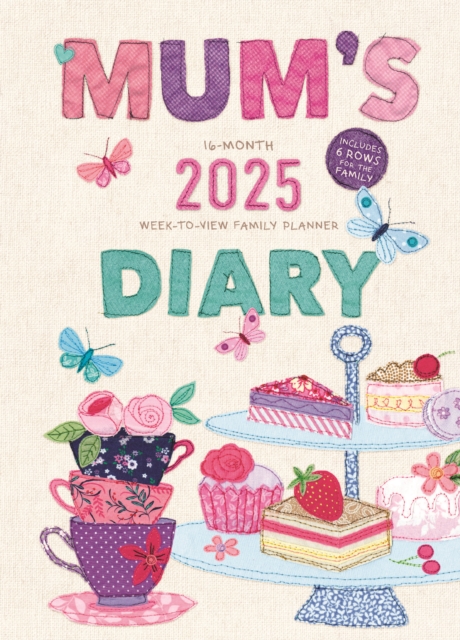 Mum's Fabric Planner A5 Diary 2025