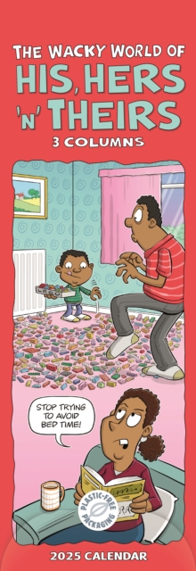 Wacky World of His, Hers and Theirs Planner Slim Calendar 2025