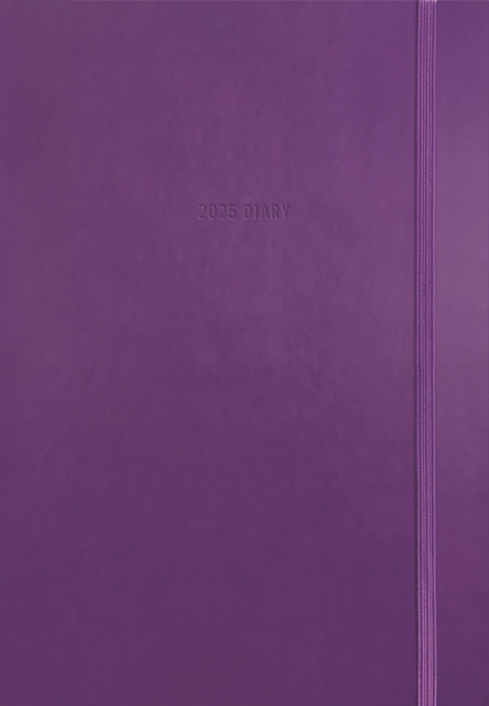Purple Soft Touch A5 Diary 2025