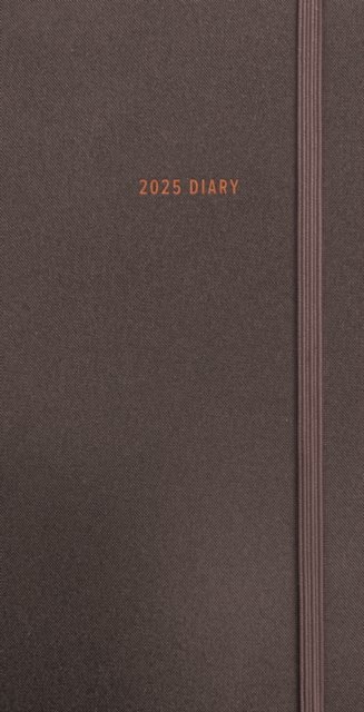 Charcoal Deluxe Slim Diary 2025