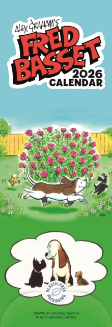Fred Basset Slim Calendar 2026