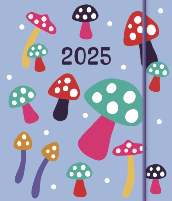 Mushrooms Square Pocket Diary 2025