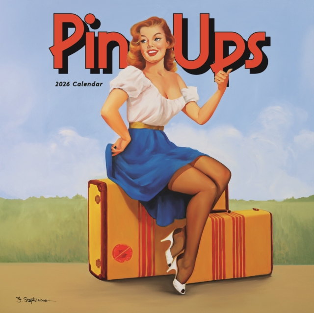 Pin Ups Square Wall Sunday Start Calenda
