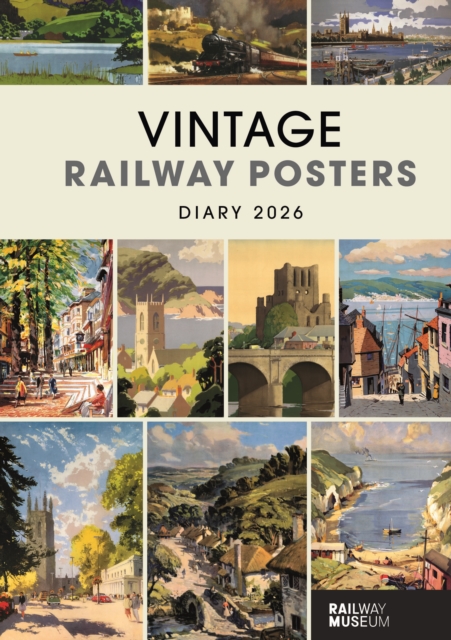 Vintage Railway Posters National Railway Museum A5 Diary 2026