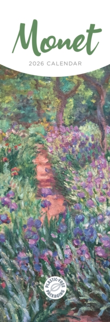 Claude Monet Slim Calendar 2026