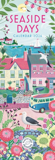 Seaside Days Slim Calendar 2026