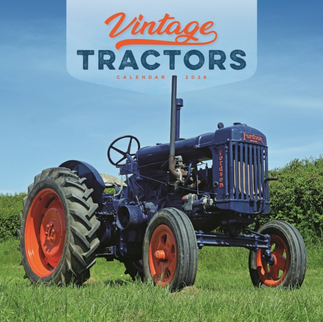 Vintage Tractors Square Wall Calendar 20