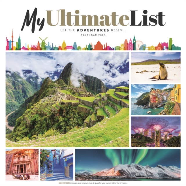 My Ultimate List Square Wall Calendar 20