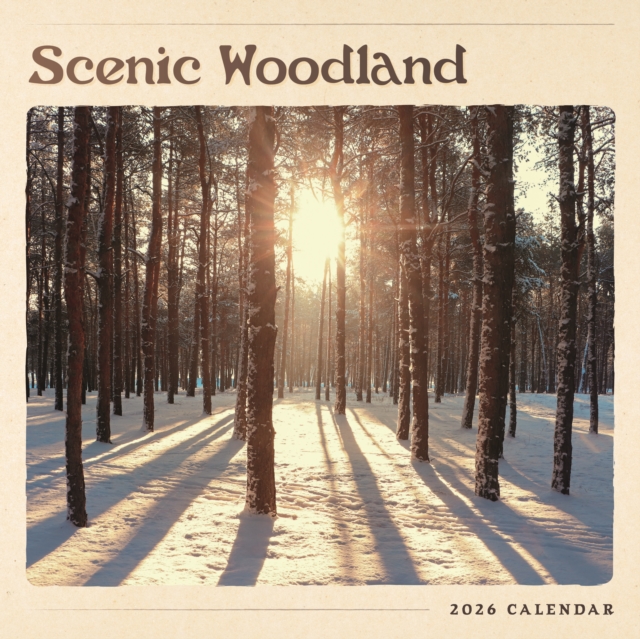 Scenic Woodland Square Wall Calendar 202