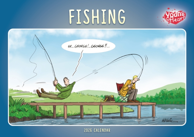 Fishing Young At Heart A4 Calendar 2026