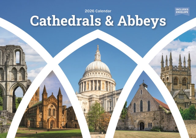 Cathedrals & Abbeys A5 Calendar 2026
