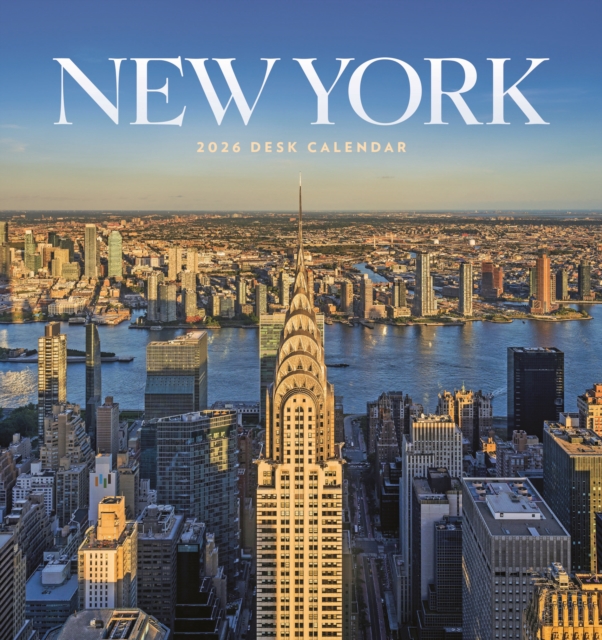 New York Easel Desk Calendar 2026