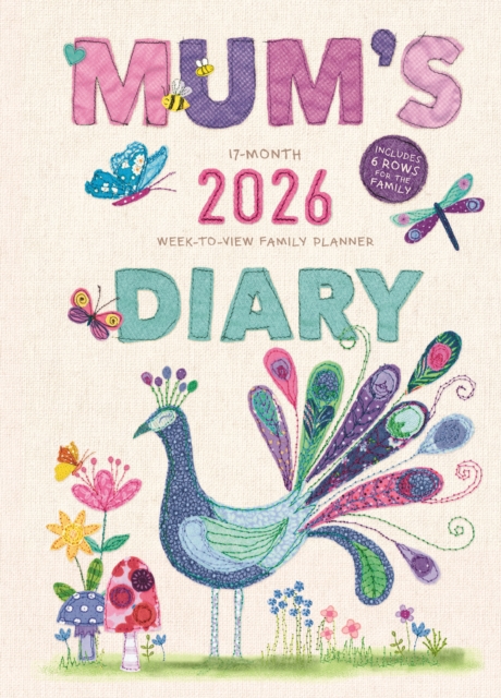 Mum's Fabric Planner A5 Diary 2026