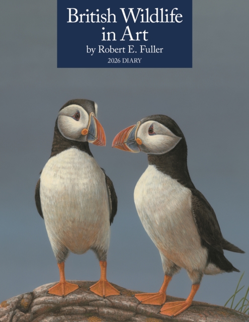 British Wildlife in Art by Robert Fuller Deluxe Spiral bound Diary A5 2026