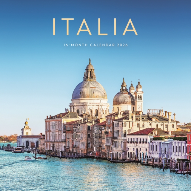 Italia Square Wall Sunday Start Calendar
