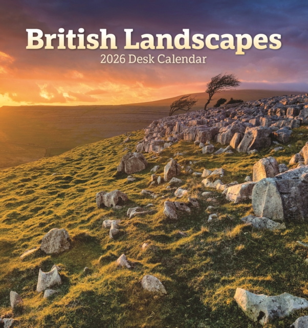 British Landscapes Easel Desk Calendar 2