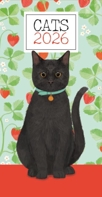 Cats Illustrated Slim Diary 2026