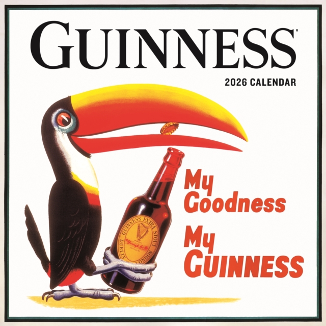 Guinness Poster Art Square Wall Calendar