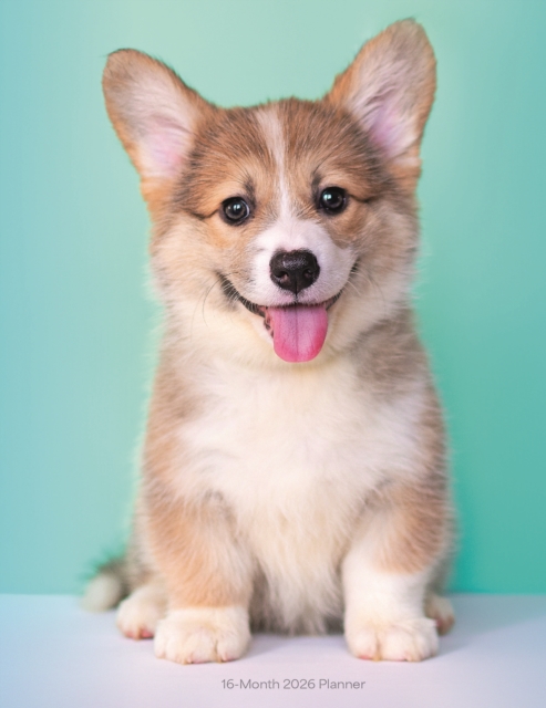 Puppies Sunday Start A5 Planner Diary 2026