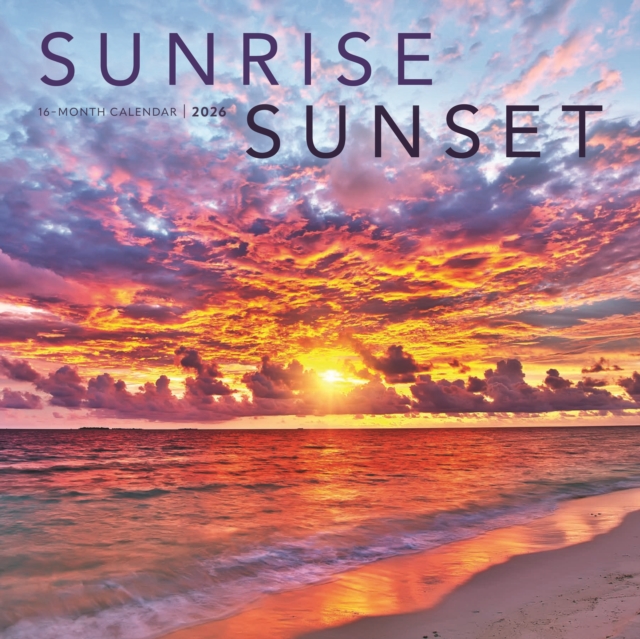 Sunrise Sunset Square Wall Sunday Start