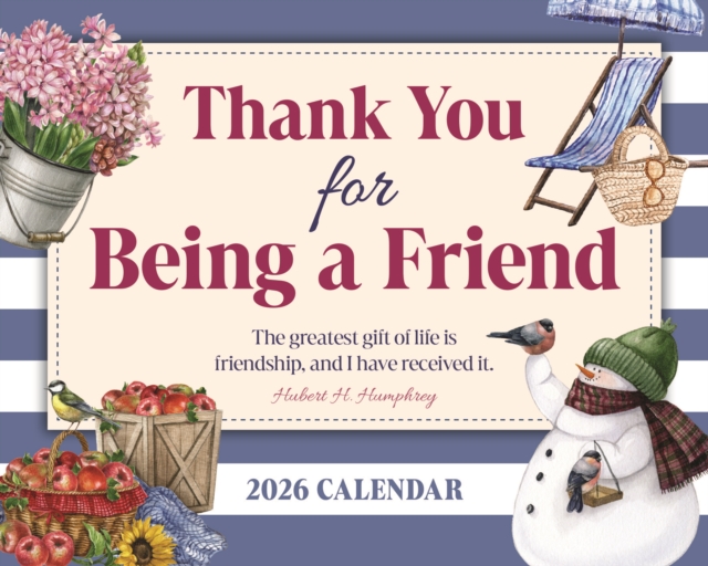 Thank You For Being A Friend Box Calenda