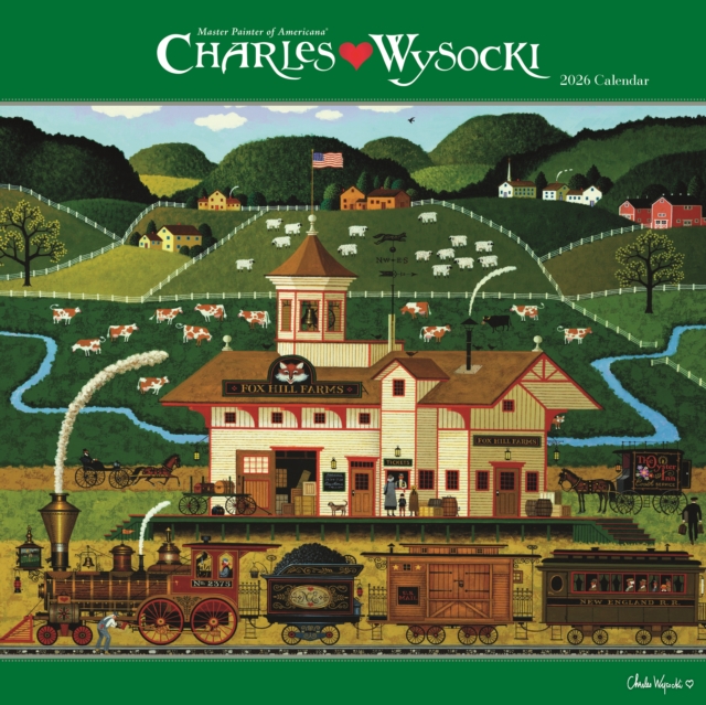 Charles Wysocki Americana Square Wall Su