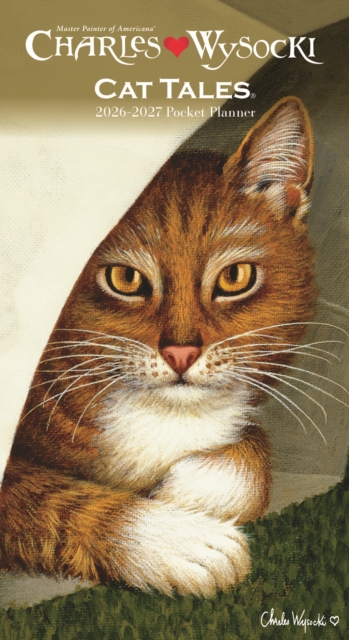 Charles Wysocki, Cat Tales Sunday Start 2 Year Pocket Planner Diary 2026-7
