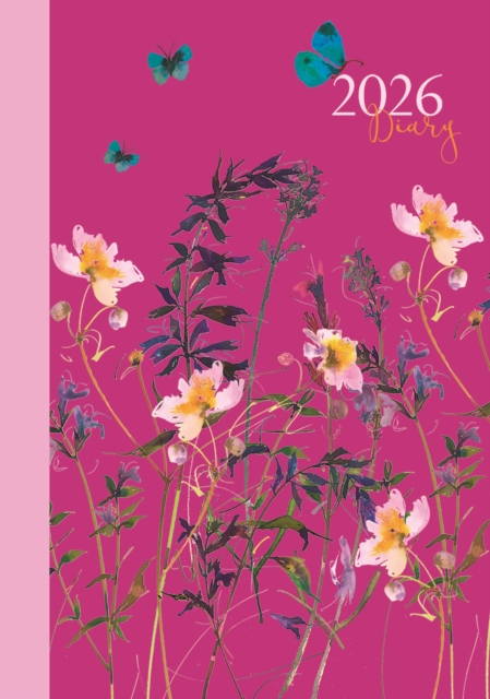 Watercolour A6 Diary 2026