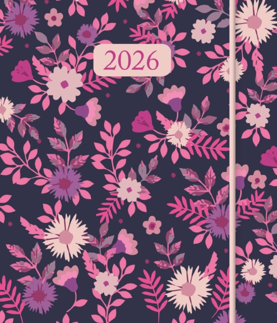 Ditsy Flowers Square Pocket Diary 2026