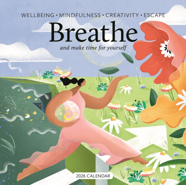 Breathe Square Wall Sunday Start Calenda