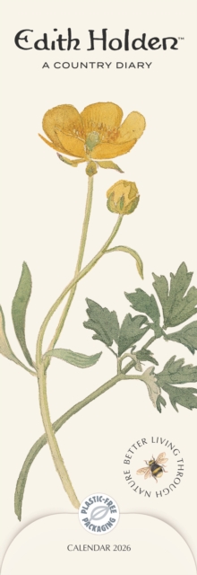 Edith Holden Country Diary Slim Calendar