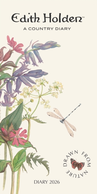 Edith Holden Country Deluxe Diary Slim Diary 2026