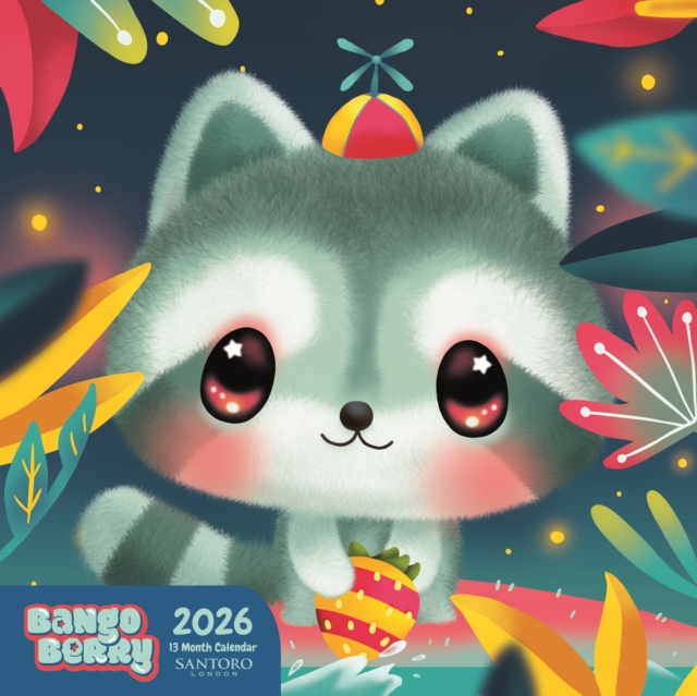 Bango Berry Square Wall Calendar 2026