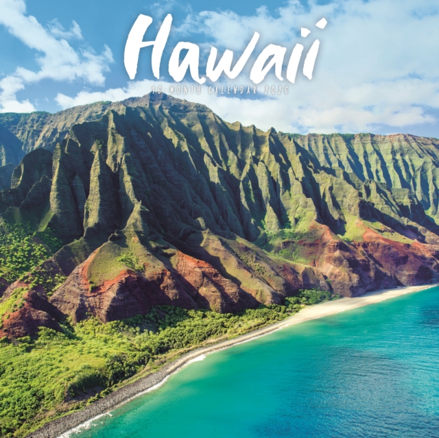 Hawaii Square Wall Sunday Start Calendar