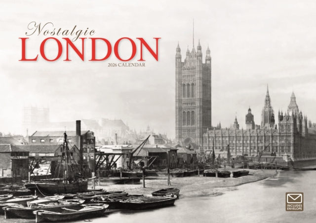 Nostalgic London A4 Calendar 2026