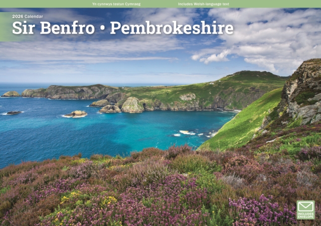Pembrokeshire A4 Calendar 2026