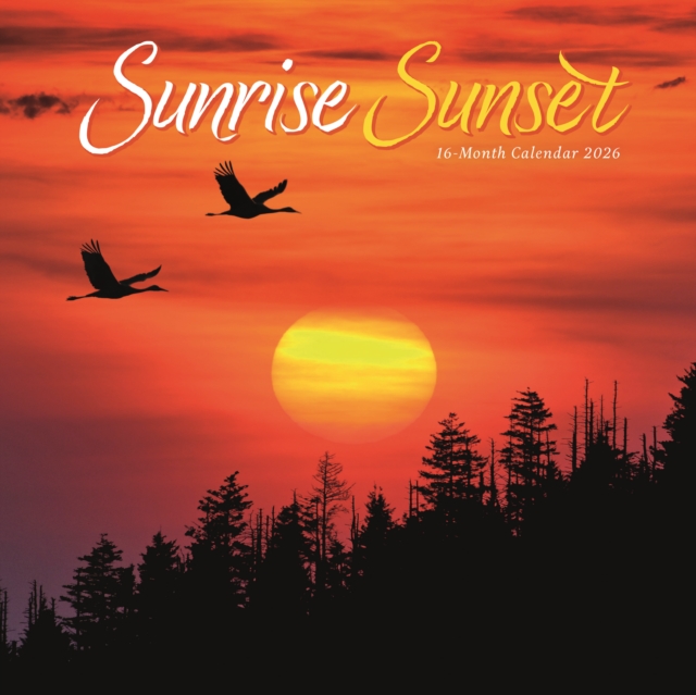 Sunrise Sunset Square Wall Sunday Start