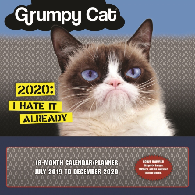 Grumpy Cat Square Wall Planner Calendar 2020