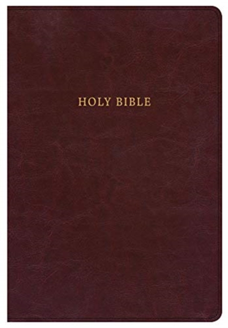 KJV Super Giant Print Reference Bible, Classic Burgundy LeatherTouch