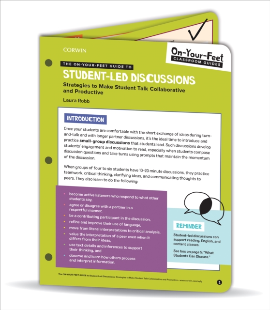 On-Your-Feet Guide to Student-Led Discussions