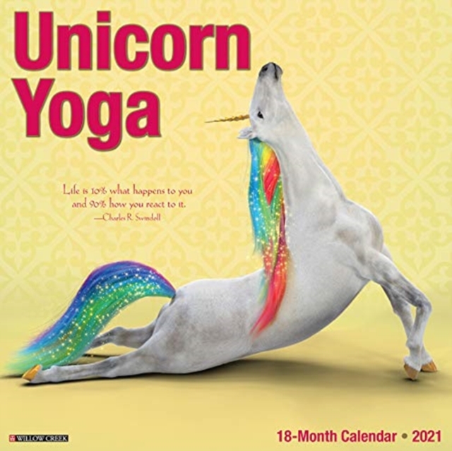 Unicorn Yoga 2021 Wall Calendar