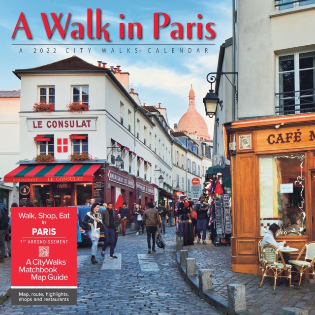 Walk in Paris 2022 Wall Calendar