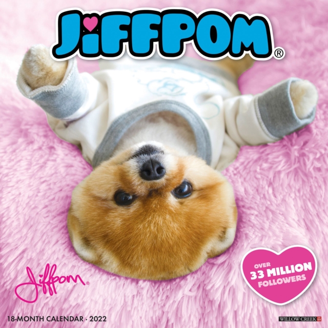 Jiffpom (Jiff the Pomeranian) 2022 Wall Calendar